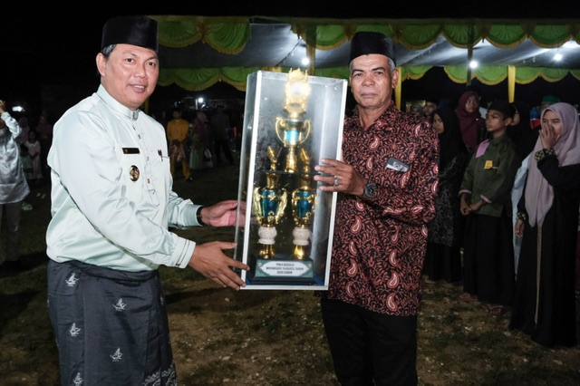 Wakil Bupati Tanjab Barat Hadiri Penutupan MTQ ke-2 Tingkat Desa Suban Kecamatan Batang Asam
