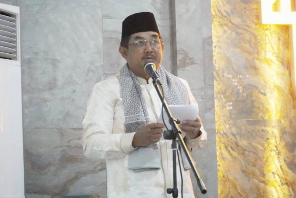 Bupati dan Wabup Gelar Salat Idul adha di Masjid Al-Anwar
