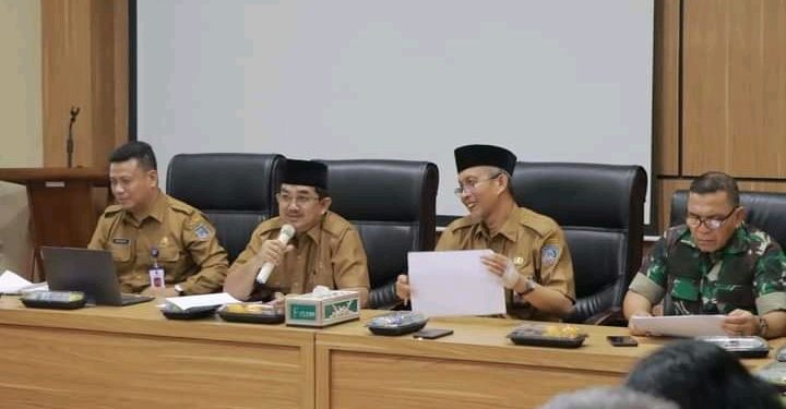 Bupati Pimpin Rapat Pelaksanaan Konvergensi Percepatan Penurunan Stunting Kabupaten Tanjab Barat