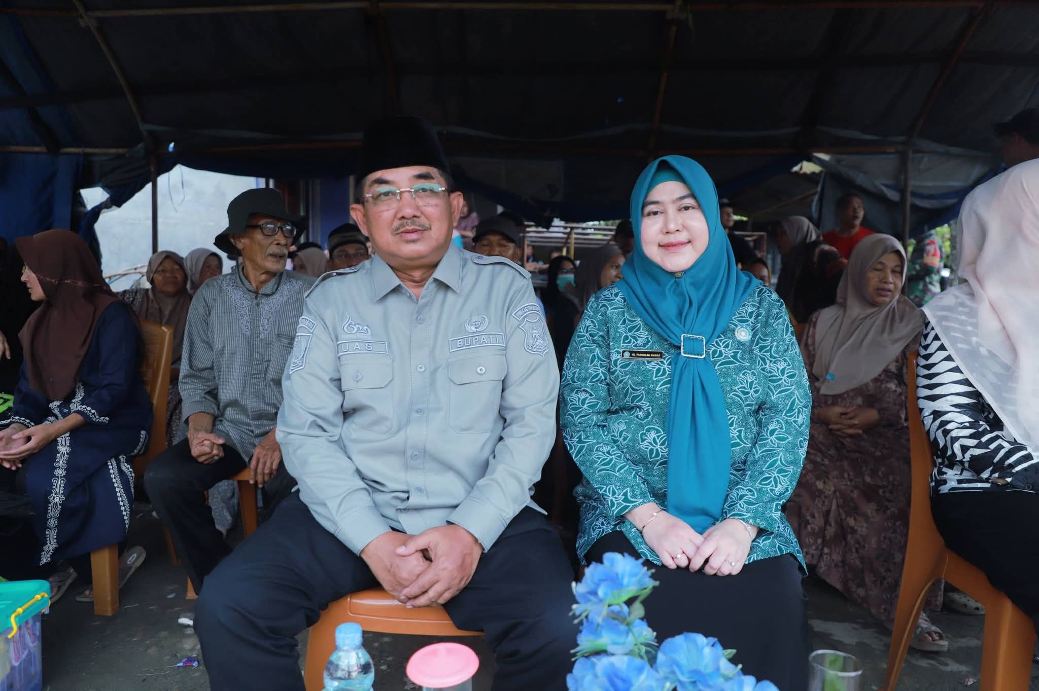 Bupati Salurkan Bantuan untuk Korban Kebakaran Teluk Nilau